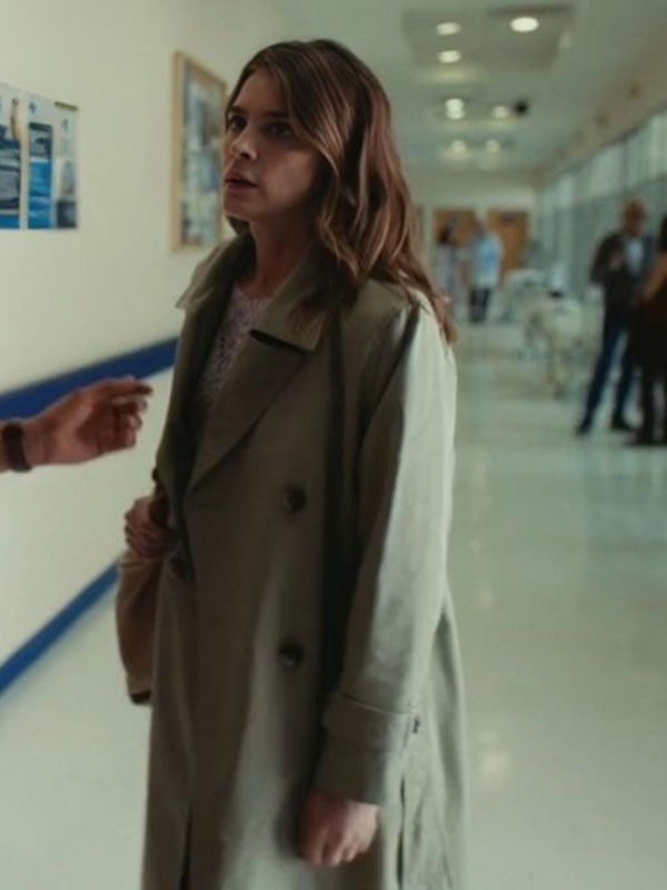 The Diary 2024 Irene Azuela Green Cotton Coat