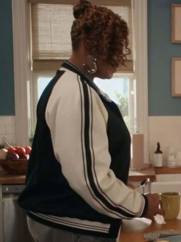 The Equalizer 2024 Queen Latifah Black Zipper Track Jacket