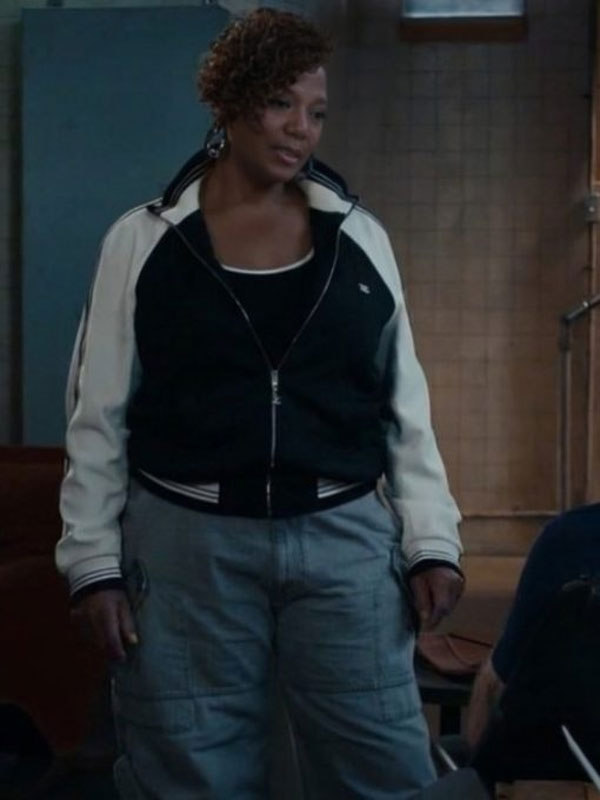 The Equalizer 2024 Queen Latifah Black Zipper Track Jacket