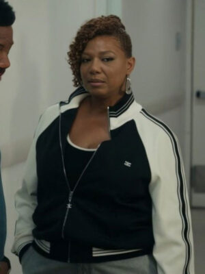 The Equalizer 2024 Queen Latifah Black Zipper Track Jacket