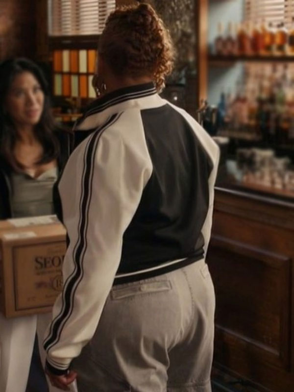 The Equalizer 2024 Queen Latifah Black Zipper Track Jacket