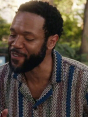 The Equalizer S05 Cliff Short Sleeve Striped Cotton Shirt