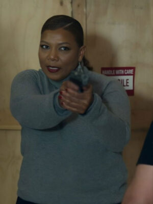 The Equalizer S20 Queen Latifah Grey Fleece Sweater