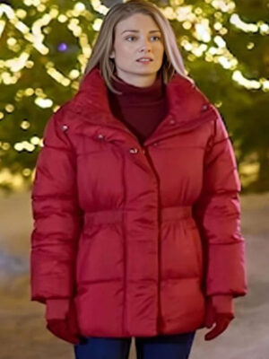 The Finnish Line 2024 Kim Matula Red Puffer Jacket