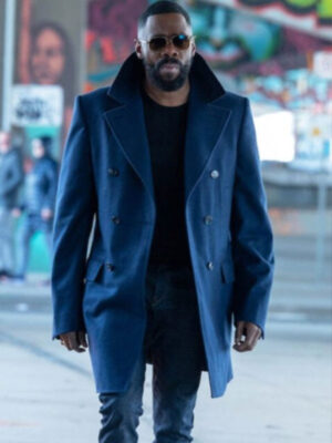 The Madness 2024 Muncie Daniels Blue Long Coat