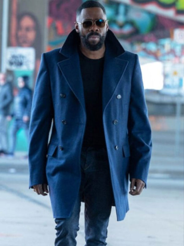 The Madness 2024 Muncie Daniels Blue Long Coat