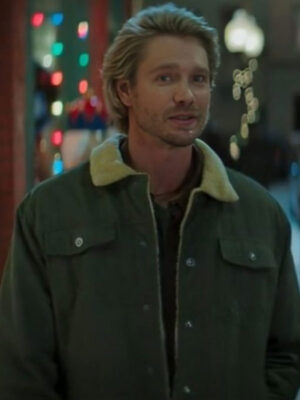 The Merry Gentlemen 2024 Chad Michael Murray Sherpa Green Jacket