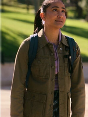 The Sex Lives Of College Girls Amrit Kaur Brown Cotton Jacket
