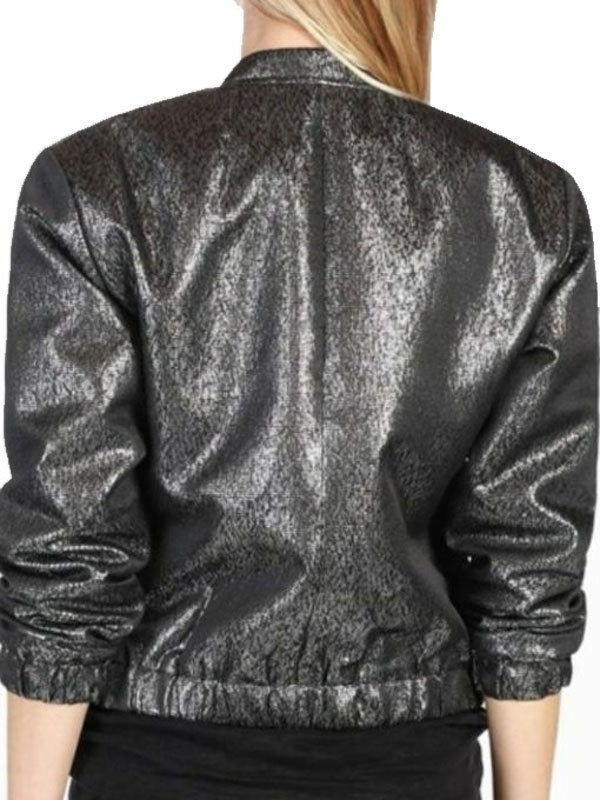 The Sex Lives of College Girls S03 Amrit Kaur Metallic Black Jacket