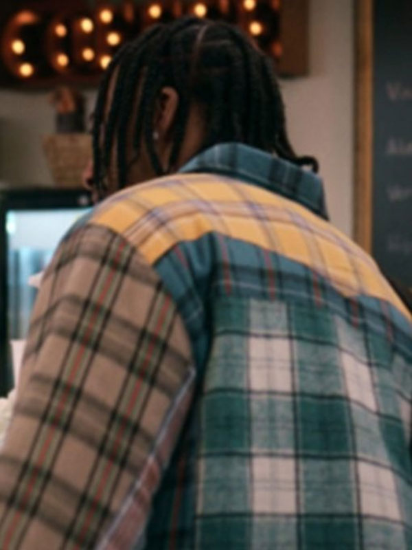 The Sex Lives Of College Girls S03 Max Plaid Cotton Shirt