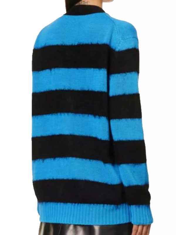 The Sex Lives of College Girls S03 Striped Knitted Cardigan