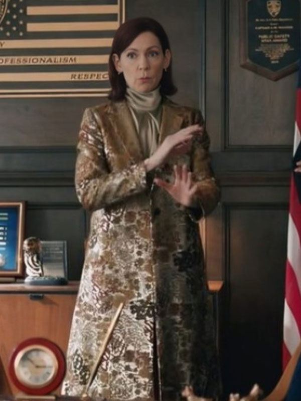 The Today Show Savannah Guthrie Trench Red Wool Coat