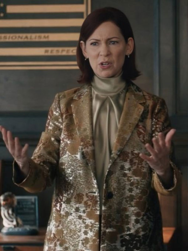 The Today Show Savannah Guthrie Trench Red Wool Coat