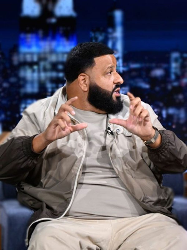 The Tonight Show DJ Khaled Bomber Cotton Zipper Jacket