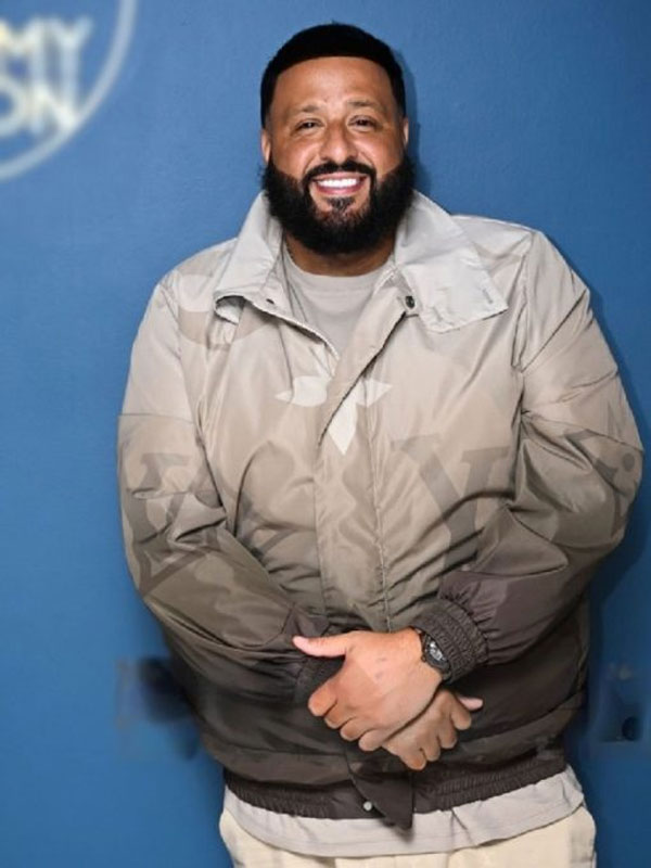 The Tonight Show DJ Khaled Bomber Cotton Zipper Jacket