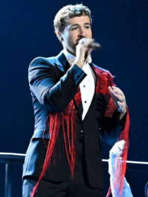 the-voice-jeremy-beloate-red-fringed-suiting-blazer