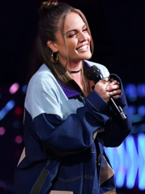 The Voice S26 Felsmere Patchwork Denim Button Jacket