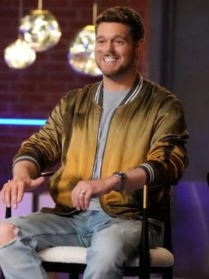 The Voice S26 Michael Bublé Palm Tree Print Cotton Jacket