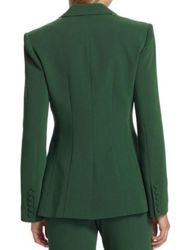The Voice S26 Reba McEntire Embellished Green Blazer