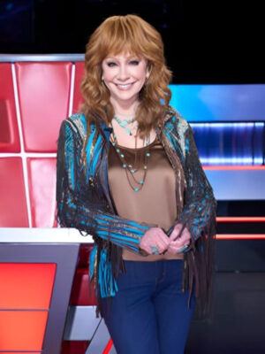 The Voice S26 Reba McEntire Fringed Quality Jacket