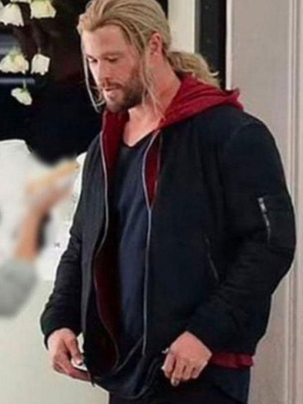 Thor Love And Thunder Chris Hemsworth Black Jacket