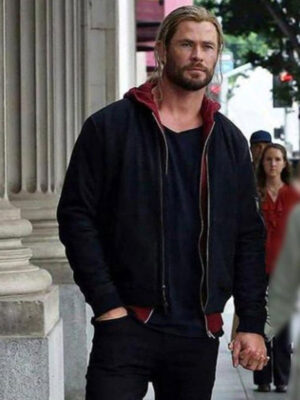 Thor Love And Thunder Chris Hemsworth Black Jacket