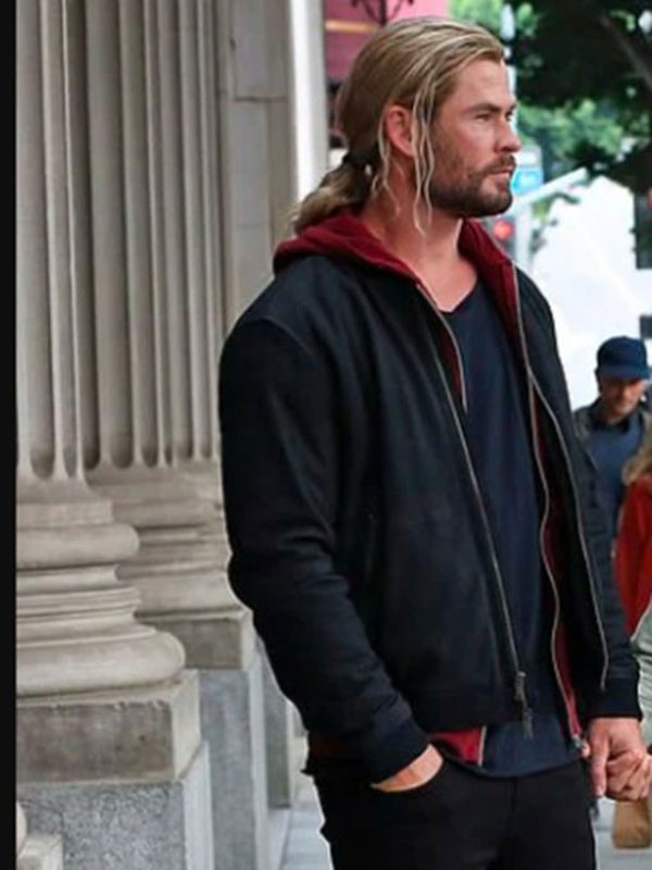 Thor Love And Thunder Chris Hemsworth Black Jacket