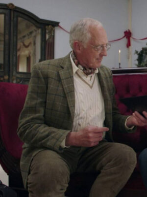 Tim Bartholomew Christmas At Plumhill Manor 2024 Wool Plaid Blazer