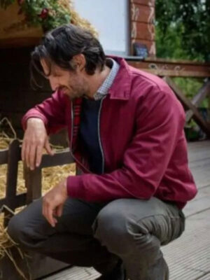 Tis The Season To Be Irish 2024 Eoin Macken Red Bomber Jacket