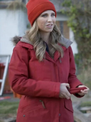 Tis The Season To Be Irish Fiona Gubelmann Red Zipper Jacket