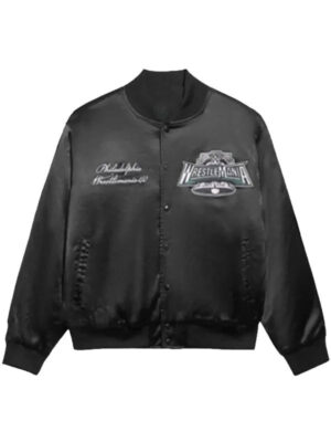 Trick Williams WrestleMania 40 Black Versity Jacket