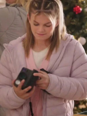 Unwrapping Christmas 2024 Presley Allard Puffer Hooded Jacket