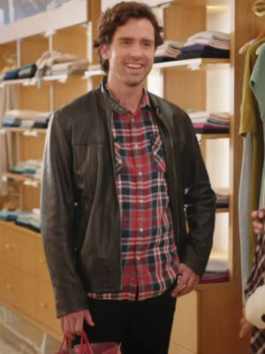 Unwrapping Christmas Tina’s Miracle Alec Santos Black Leather Jacket