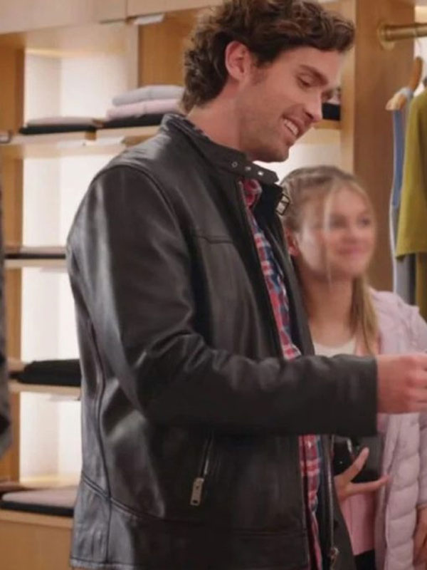 Unwrapping Christmas Tina’s Miracle Alec Santos Black Leather Jacket