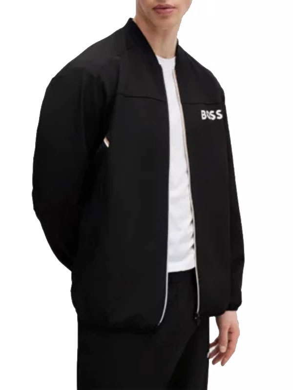 US Open Tennis Championships Taylor Fritz Black Zipper Jacket