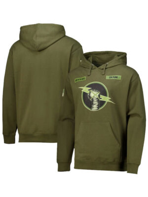 WWE CM Punk Best In The World Green Fleece Hoodie