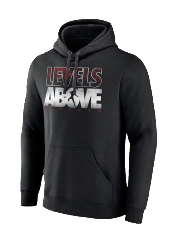 WWE Roman Reigns Levels Above Black  Hoodie