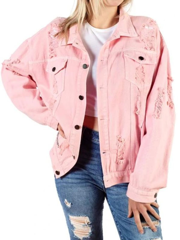 Yellowstone Beth Dutton State Of Mind Pink Cotton Jacket
