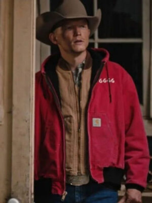 Yellowstone Jimmy Hurdstrom 6666 Red Hooded Jacket