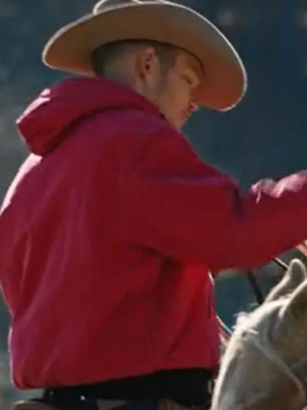 Yellowstone Jimmy Hurdstrom 6666 Red Hooded Jacket