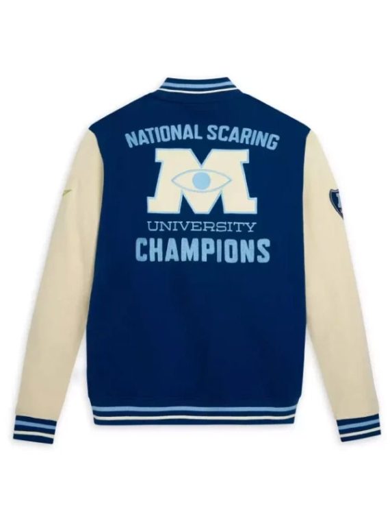Monsters University Champions Blue Varsity Jacket