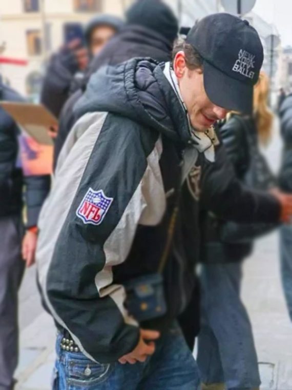 NFL Timothée Chalamet Raiders Hooded Jacket