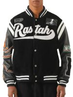 97 Rastah Paradise Black Varsity Jacket