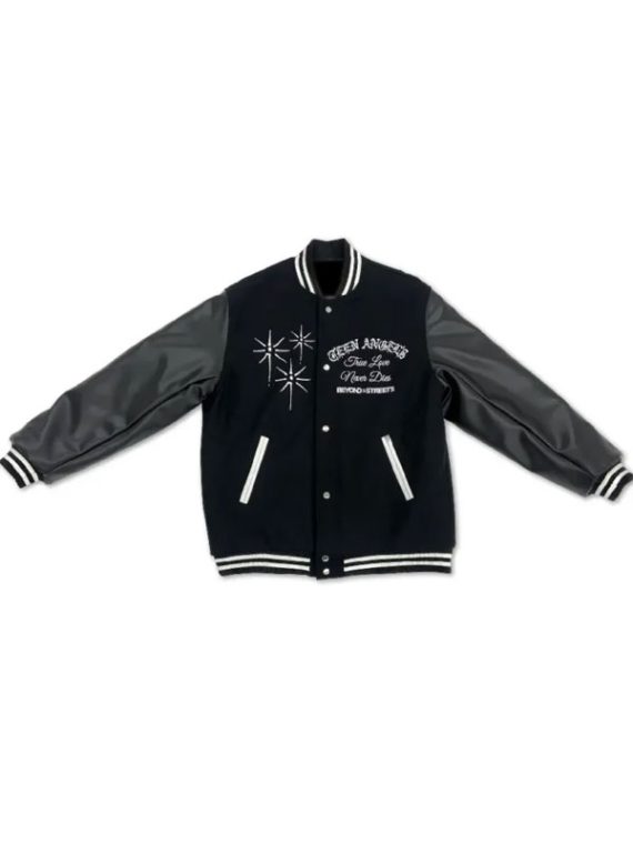 Angels La Charra Black Varsity Jacket