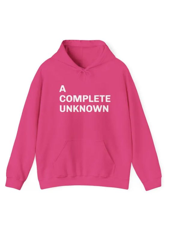 A Complete Unknown Oversized Pullover Hoodie