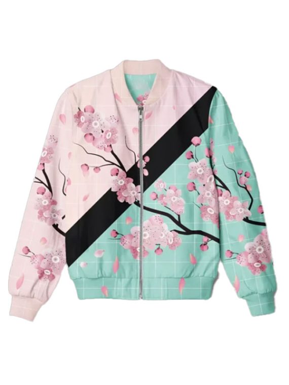 Across The Chasm Varsity Bomber Jacket