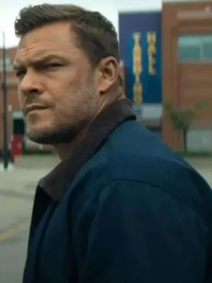 Alan Ritchson Jack Reacher S03B Blue Jacket