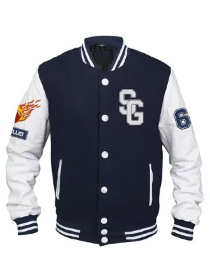 American Football Stegaro Navy Blue Varsity Jacket