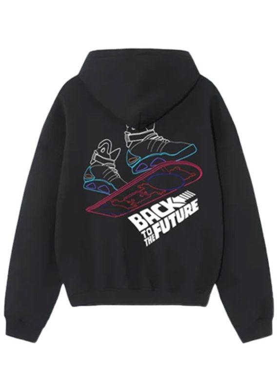 Back To The Future Black Pullover Hoodie