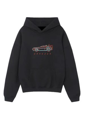 Back To The Future Black Pullover Hoodie